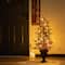 3ft. Pre-Lit Berry & Pinecone Artificial Urn Christmas Porch Tree, Warm White LED Lights